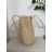 Kabelka boho letná dámska (44cm X 36cm) Versoli VER26B1059-8/DUR ONE SIZE béžová
