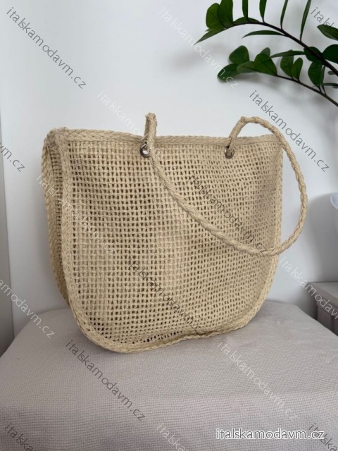 Kabelka boho letná dámska (44cm X 36cm) Versoli VER26B1059-8/DUR ONE SIZE béžová