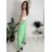 Kalhoty letní s páskem dámské TERNA  (S/M/L ONE SIZE) ITALSKÁ MÓDA IM426001356