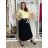 Sukně dlouhá dámská (S/M/L ONE SIZE) ITALSKÁ MÓDA IM426234/DUR S/M/L Černá