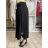 Sukně dlouhá dámská (S/M/L ONE SIZE) ITALSKÁ MÓDA IM426234/DUR S/M/L Černá