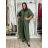 Komplet elegantní Tunika oversize krátký rukáv a kalhoty  dámské AMI (S/M/L ONE SIZE) ITALSKÁ MÓDA IMM267304/DUR S/M/L vínová