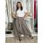 Kalhoty letní oversize dámské (S/M/L ONE SIZE) ITALSKÁ MÓDA IMSM265055/DUR S/M/L hnědá