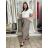 Kalhoty letní oversize dámské (S/M/L ONE SIZE) ITALSKÁ MÓDA IMSM265055/DUR S/M/L hnědá