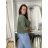 Bunda lehká oversize dlhý rukáv dámska WIVI (S/M/L /XL ONE SIZE) TALIANSKA MÓDA IMWBG260001/DUR S/M/L biela