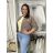 Bunda lehká oversize dlhý rukáv dámska WIVI (S/M/L /XL ONE SIZE) TALIANSKA MÓDA IMWBG260001/DUR S/M/L biela
