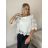 Tunika letní 3/4 rukáv dámska (S/M/L ONE SIZE) TALIANSKA MODA IMSM26000335/DUR S/M/L biela