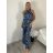 Souprava letní icecool top a kalhoty dámská (S/M ONE SIZE) ITALSKÁ MÓDA IMM24M84215A-1/DUR S/M vínová