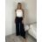 Kalhoty dlouhé letní icecool skládané dámské (S/M/L ONE SIZE) ITALSKÁ MÓDA IMM23M7055