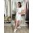 Šaty carmen krajkové bavlněné krátký rukáv dámské HANNAH (S/M/L ONE SIZE) ITALSKÁ MÓDA IMD22166/DUR S/M/L béžová