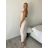 Šaty elegantní společenské na ramínka dámské JANET (S/M/L ONE SIZE) ITALSKÁ MÓDA IMM2648153L1/DUR S/M/L Černá