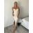 Šaty elegantní společenské na ramínka dámské JANET (S/M/L ONE SIZE) ITALSKÁ MÓDA IMM2648153L1/DUR S/M/L Černá