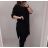 Šaty košilové 3/4 dlouhý rukáv dámské (XL/2XL ONE SIZE) ITALSKÁ MÓDA IM421087/DR starorůžová