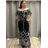 Šaty dlhé carmen elegantný icecool krátky rukáv dámske (M/L, XL/2XL) AINUOSI TALIANSKA MODA IMB247011/DUR -   čierna -   XL/2XL