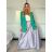 Sako dlouhý rukáv dámské DICE (S/M/L ONE SIZE) ITALSKÁ MÓDA IMPVN2522493/DUR sv. mintová S/M