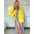 Sako dlouhý rukáv dámské DICE (S/M/L ONE SIZE) ITALSKÁ MÓDA IMPVN2522493/DUR sv. mintová S/M