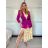 Sako dlouhý rukáv dámské DICE (S/M/L ONE SIZE) ITALSKÁ MÓDA IMPVN2522493/DUR sv. mintová S/M