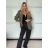 Sako dlouhý rukáv dámské DICE (S/M/L ONE SIZE) ITALSKÁ MÓDA IMPVN2522493/DUR sv. mintová S/M