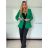 Sako dlouhý rukáv dámské DICE (S/M/L ONE SIZE) ITALSKÁ MÓDA IMPVN2522493/DUR sv. mintová S/M