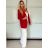 Sako dlouhý rukáv dámské DICE (S/M/L ONE SIZE) ITALSKÁ MÓDA IMPVN2522493/DUR sv. mintová S/M
