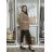 Sako dlouhý rukáv dámské DICE (S/M/L ONE SIZE) ITALSKÁ MÓDA IMPVN2522493/DUR sv. mintová S/M