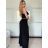 Nohavice dlhé letné dámske ALAIA (S/M/L ONE SIZE) TALIANSKA MÓDA IM425299/DUR tm. modrá S/M/L