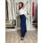 Nohavice dlhé letné dámske ALAIA (S/M/L ONE SIZE) TALIANSKA MÓDA IM425299/DUR tm. modrá S/M/L