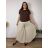 Kalhoty letní háremky dlouhé dámské nadrozměr TAMARA (48/50/52 ONE SIZE) ITALSKÁ MÓDA IMC2600012/DUR khaki 48/50/52