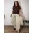 Kalhoty letní háremky dlouhé dámské nadrozměr TAMARA (48/50/52 ONE SIZE) ITALSKÁ MÓDA IMC2600012/DUR khaki 48/50/52