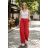 Kalhoty dlouhé letní dámské (S/M/L ONE SIZE) ITALSKÁ MÓDA IMD26079