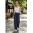 Kalhoty dlouhé letní dámské (S/M/L ONE SIZE) ITALSKÁ MÓDA IMD26079