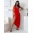 Šaty dlouhé letní na ramínka dámské (S/M/L ONE SIZE) ITALSKÁ MÓDA IMD26080