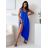 Šaty dlouhé letní na ramínka dámské (S/M/L ONE SIZE) ITALSKÁ MÓDA IMD26080