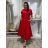 Šaty letní elegantní krátký rukáv dámské (S/M/L ONE SIZE) ITALSKÁ MÓDA IM526023156