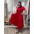 Šaty letní elegantní krátký rukáv dámské (S/M/L ONE SIZE) ITALSKÁ MÓDA IM526023156