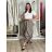 Kalhoty oversize s páskem dámské (S/M/L ONE SIZE) ITALSKÁ MÓDA IMSM265052