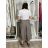Kalhoty oversize s páskem dámské (S/M/L ONE SIZE) ITALSKÁ MÓDA IMSM265052