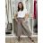 Kalhoty letní s páskem dámské (S/M/L ONE SIZE) ITALSKÁ MÓDA IMSM265054