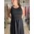 Šaty dlouhé letní na ramínka dámské (S/M/L ONE SIZE) ITALSKÁ MÓDA IMD2608457