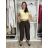 Kalhoty letní s páskem dámské (S/M/L ONE SIZE) ITALSKÁ MÓDA IM4260013564