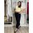 Kalhoty letní s páskem dámské (S/M/L ONE SIZE) ITALSKÁ MÓDA IM4260013564