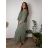 Letní komplet šaty letní a cardigan dámské nadrozměr (48/50/52 ONE SIZE) ITALSKÁ MÓDA IMSM26232535