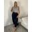Kalhoty letní s páskem dámské ROMI  (S/M/L ONE SIZE) ITALSKÁ MÓDA IM4260013565