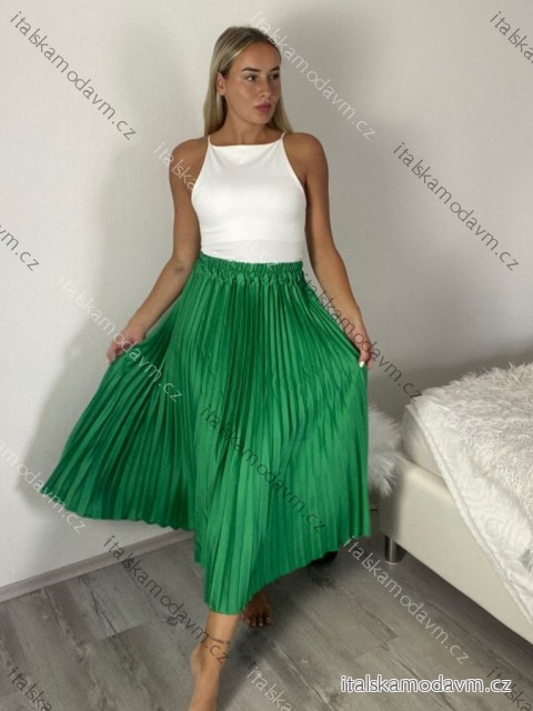 Sukně dlouhá skládaná dámská (S/M/L ONE SIZE) ITALSKÁ MÓDA IMSM26094856