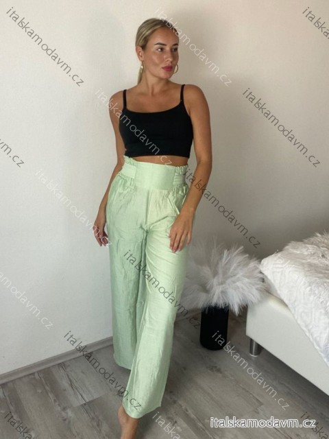 Kalhoty dlouhé letní dámské KARLA (S/M - L/XL) MIEGO MIE267073M/DUR L/XL zelená