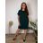 Šaty klasik letný krátky rukáv dámske nadrozmer AMANDA (44/46/48 ONE SIZE) TALIANSKA MÓDA IM426119