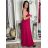 Šaty dlouhé letní na ramínka dámské NATALI (S/M ONE SIZE) ITALSKÁ MÓDA IMM2658098/DUR S/M/L žlutá