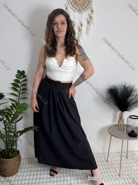 Sukně dlouhá dámská (S/M/L ONE SIZE) ITALSKÁ MÓDA IM42600331/DUR