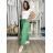 Nohavice aladinky harémky dlhé dámske (M/L ONE SIZE) TALIANSKA MÓDA IMD22212/DR zelená M/L