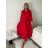 Šaty dlhé košilové 3/4 dlouhý rukáv dámske KONSTANCE  (S/M/L ONE SIZE) TALIANSKA MÓDA IMPDY264885